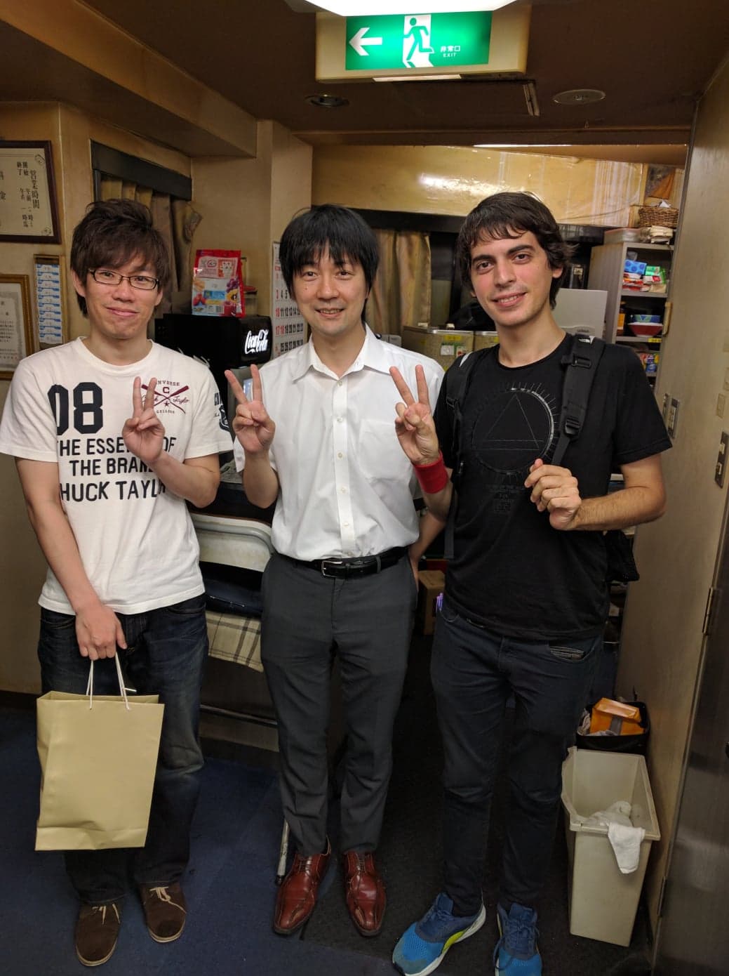 河下太郎氏と堀内氏＠新宿